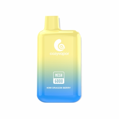 cozyvapor blue razz fruit flavor mesh coil 6000puffs disposable vape pod