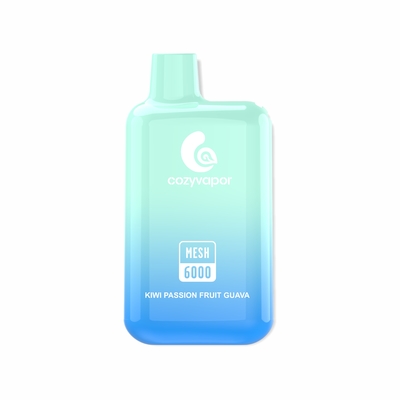 cozyvapor blue razz fruit flavor mesh coil 6000puffs disposable vape pod